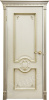 Полотно дверное Грета Дуб Бьянко с зол. рис. 700мм (комплект) ***