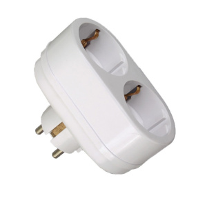 Резветвитель 2 розетки с заземлением