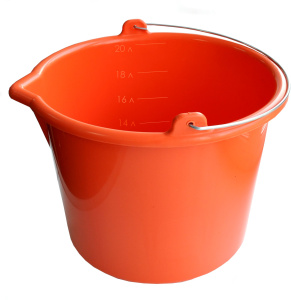 Ведро пластм. 16л ударопрочное Декор