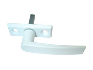 Ручка оконная поворотная металл. белая РО1