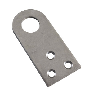 Проушина для замка 40*90 прямая оцинк б/шурупов