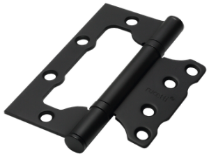 Петля без врезки 100*75 черный