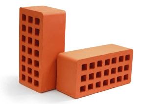 Кирпич М-125 рядовой полуторный пустотелый