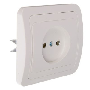 Розетка Валдай 1 мест. внутренняя с зазем.
