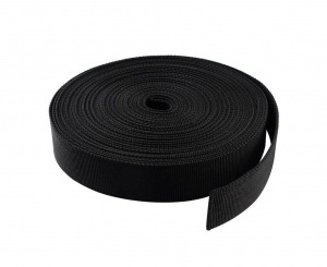 Лента техническая полипропиленовая черная 30мм