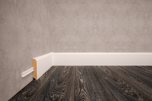 Планка монтажная для плинтуса МДФ 2,4 м