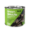 Грунт-эмаль по ржавчине Узор 1,8кг серая