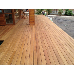 Доска террасная 28*142*3000 сорт АВ сибирская лиственница 1шт=0,426м2 ***