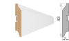 Плинтус МДФ 82 (белый) 82мм  2 м