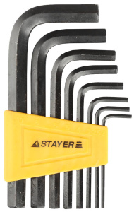 Набор ключей шестигранников 8шт Stayer