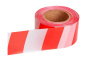 Лента сигнальная 50мм*150м красно-белая