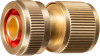 Соединитель для шланга латунь Grinda 1/2" быстросъемный