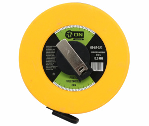 Рулетка 20м пластик. корпус фибергаласс. лента