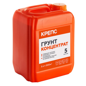 Грунтовка Крепс концентрат 5л (1:5)